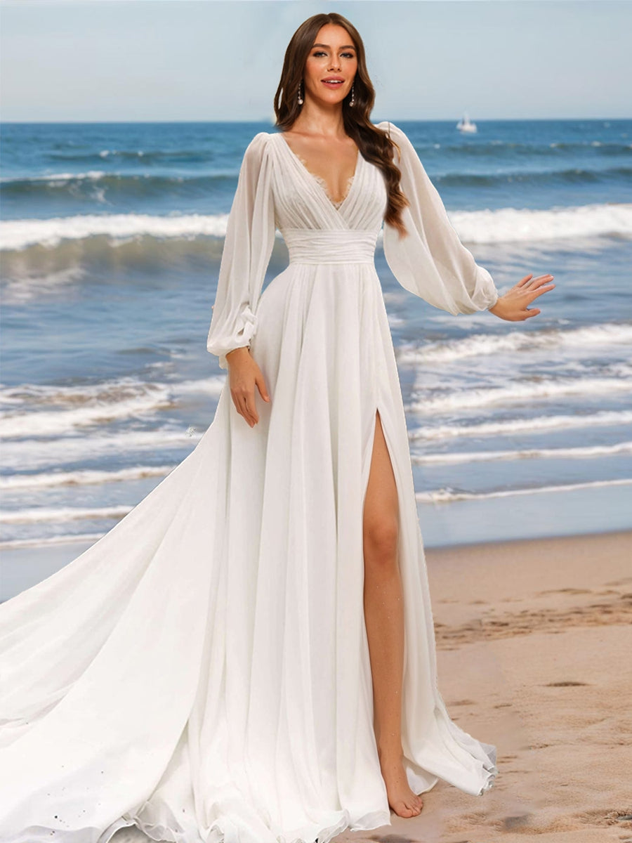 Long Sleeve White Flowy Prom Dress Tulle Evening Gown Blue Tulle V-Neckline Puffy Long Sleeves Prom Dress, Blue A-Line Long Party Dress 2021 Long Prom Dresses V Neck Long Sleeve White Flowy Prom Dress Tulle Evening Gown Blue Tulle V-Neckline Puffy Long Sleeves Prom Dress, Blue A-Line Long Party Dress 2021 Long Prom Dresses V Neck