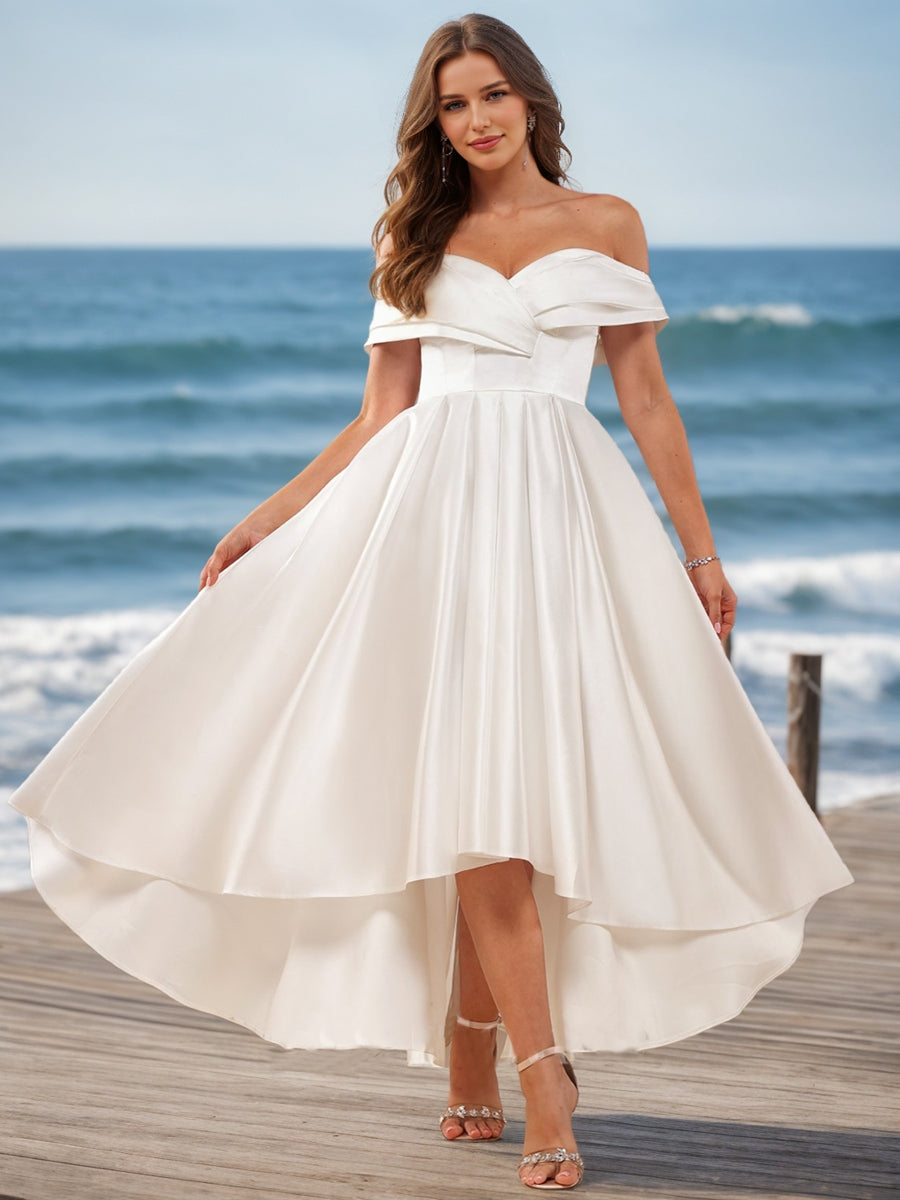 sachin and babi light blue dress The Best A-Line Wedding Dresses for Your Big Day
