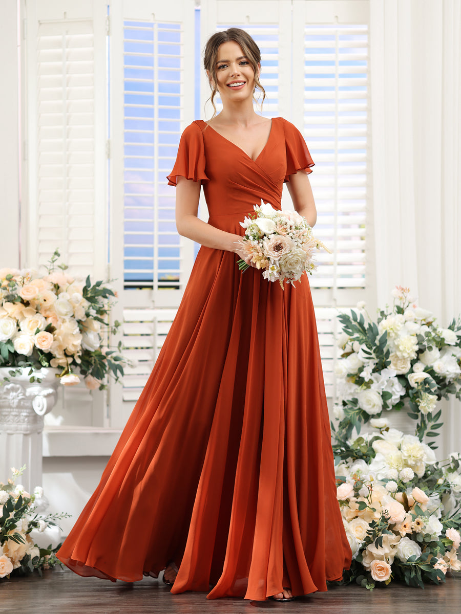 bridesmaid dresses with sleeves uk Maxi Long Sleeve Satin Wrap Dress I Satin Bridesmaid Dresses UME London