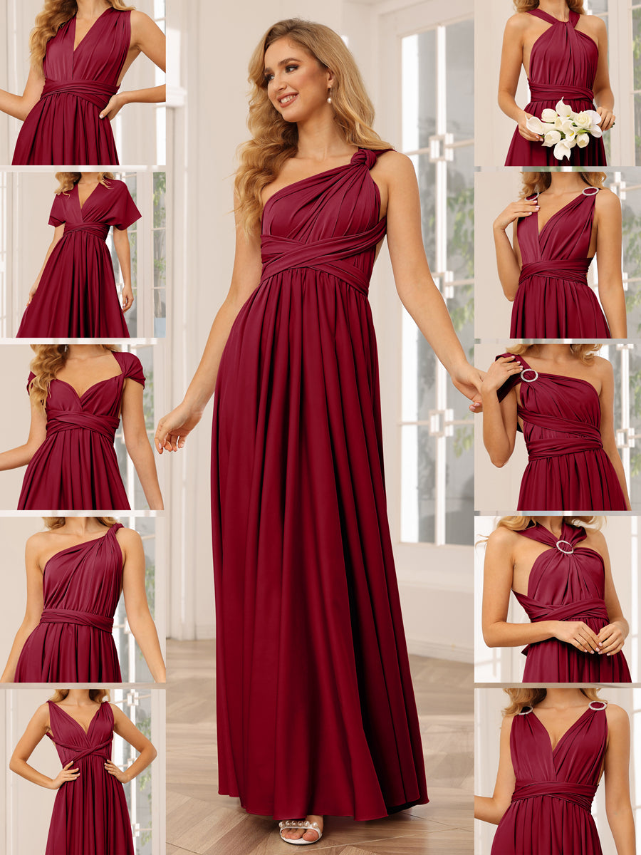 princess polly baby blue dress Belle's Design Convertible Infinity Dress & Bandeau - Long Maxi Bridesmaid  Dress