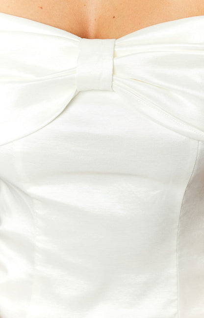 Sheath/Column Off-the-Shoulder Bow Bust Mini Dresses Short Cocktail Dresses