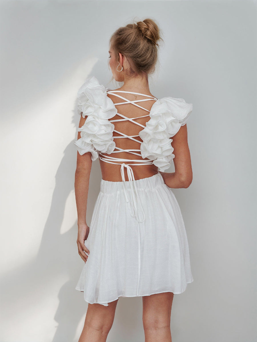 A-Line/Princess Sweetheart Short Elegant Cocktail Dresses with Ruffles & Pleats