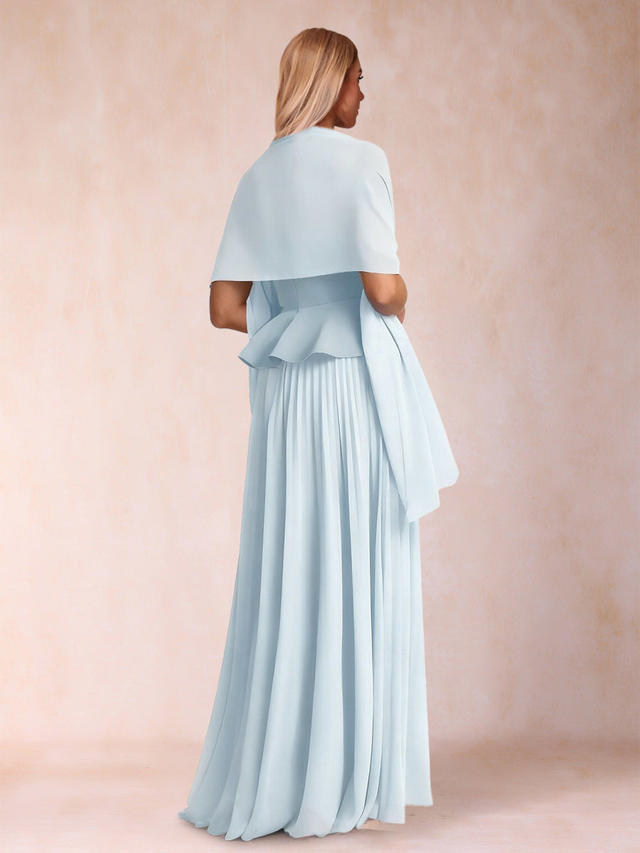 A-Line/Princess Strapless Sleeveless Floor-Length Mother of the Bride Dresses with Ruffles