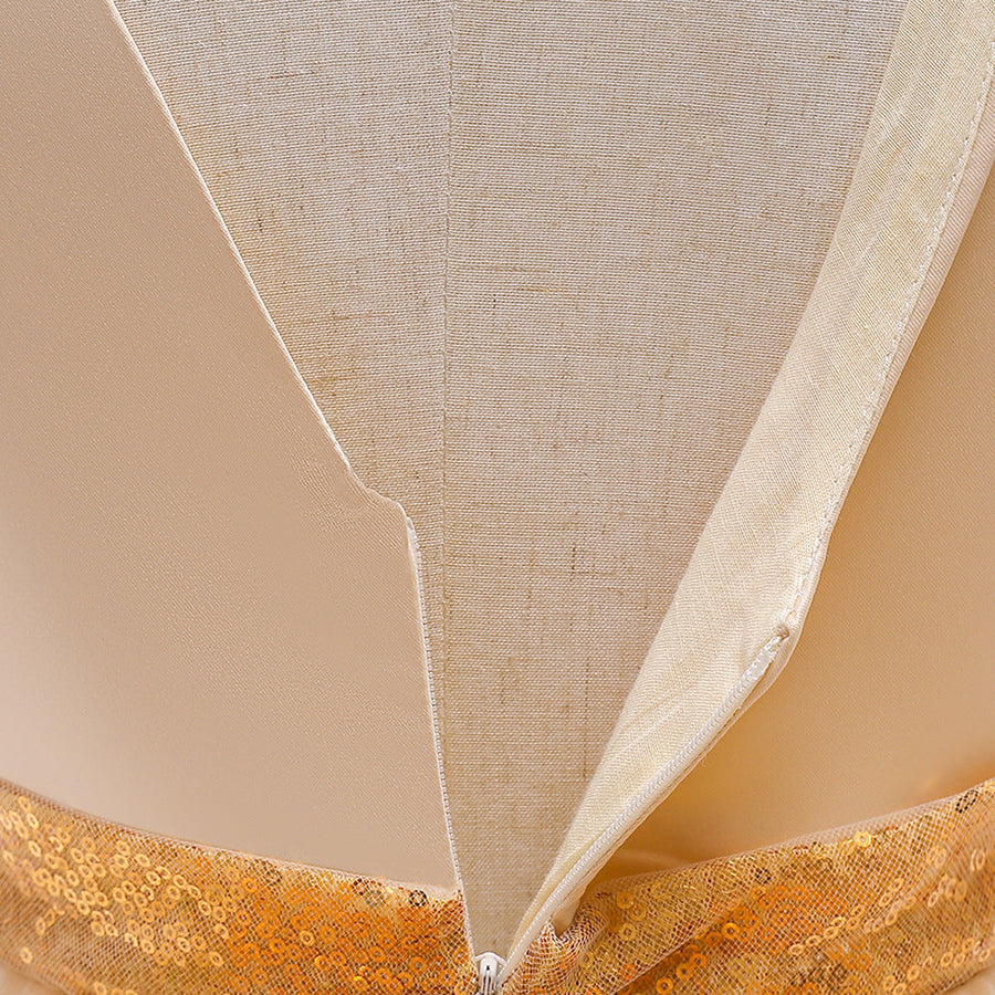 Ball Gown Scoop Sleeveless Flower Girl Dresses with Beading