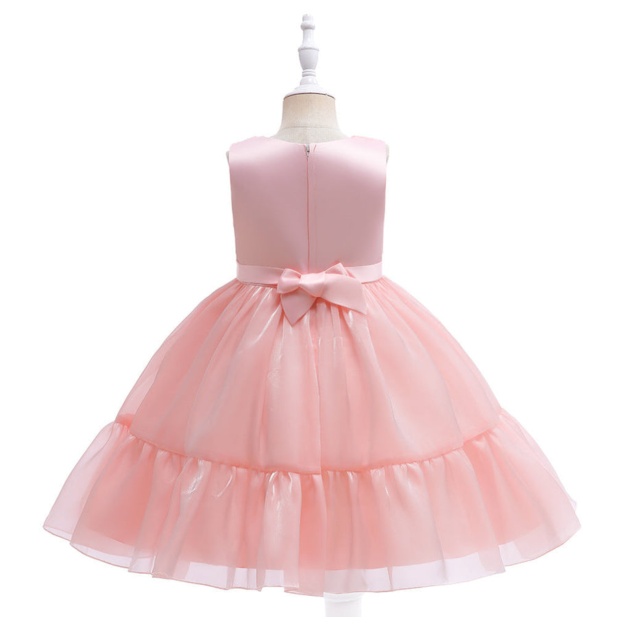 Ball Gown Scoop Sleeveless Ruched Flower Girl Dresses