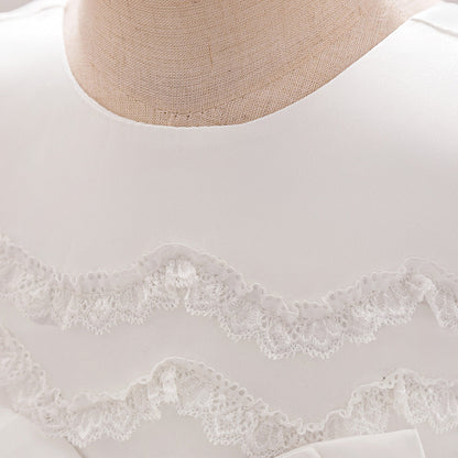 Ball Gown Scoop Sleeveless Flower Girl Dresses with Lace