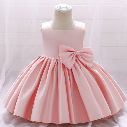 Ball Gown Square Neck Sleeveless Ruched Flower Girl Dresses
