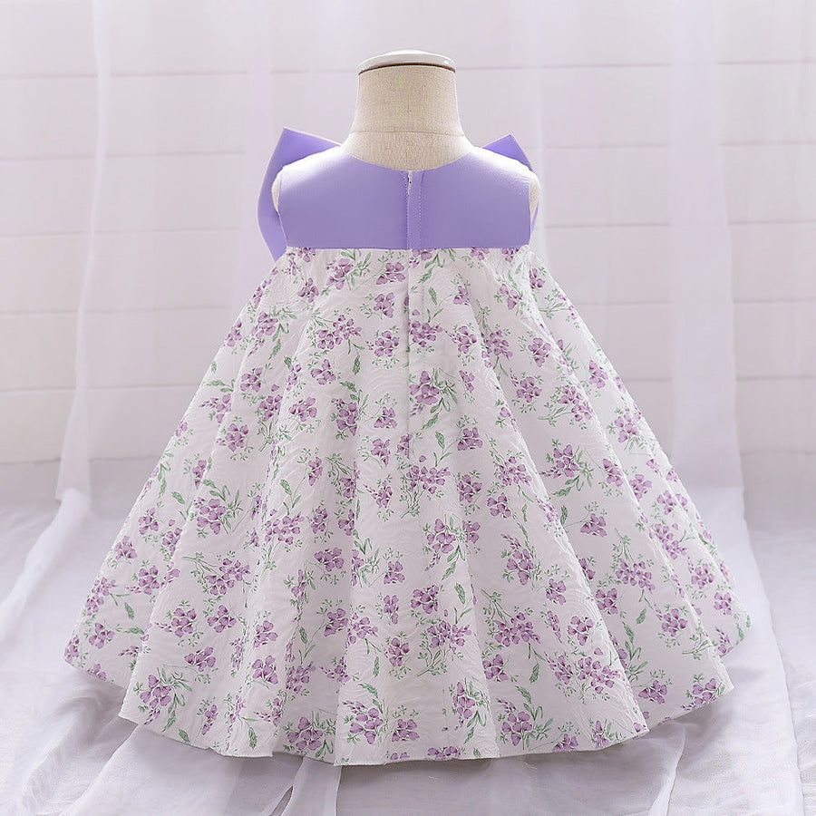 Ball Gown Scoop Sleeveless Ruched Flower Girl Dresses