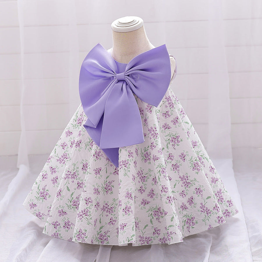 Ball Gown Scoop Sleeveless Ruched Flower Girl Dresses