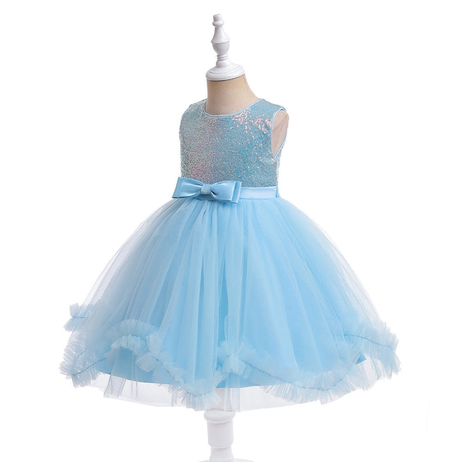 Ball Gown Scoop Sleeveless Ruched Flower Girl Dresses