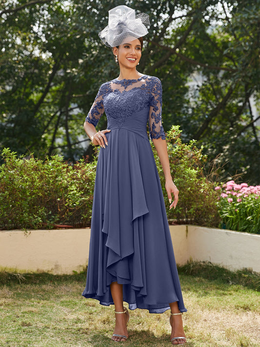 Steel Blue Mother of the Bride Dresses Lavetir UK Steel Blue Mother of the Bride Dresses Lavetir UK