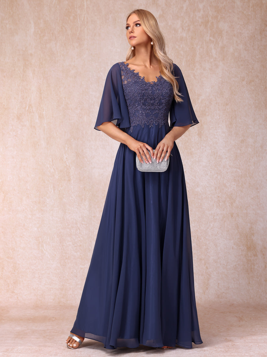 Short Wedding Bride Dress Ignite Evenings Petite Dresses A-Line/Princess V-Neck Half Sleeves Long Short Wedding Bride Dress Ignite Evenings Petite Dresses A-Line/Princess V-Neck Half Sleeves Long