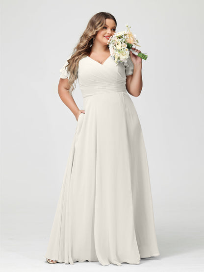 short ivory wedding dress plus size Kiyonna Short Plus Size Wedding Dress